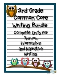 2nd Grade Common Core Writing Bundle: Opinion, Informative