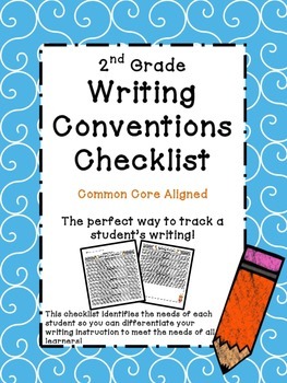 Preview of 2nd Grade Common Core Writing Conventions