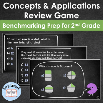 Preview of Aimsweb Concepts & Applications (MCAP) Practice Game! (2nd Grade)
