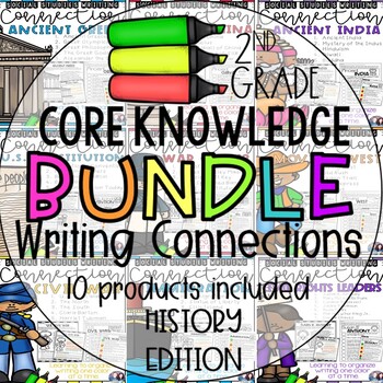 Preview of 2nd Grade Core Knowledge Writing Connections: History BUNDLE