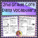 2nd Grade Core Vocabulary Skills Review Boxes Easel Ready