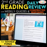2nd Grade DIGITAL Reading Review | Daily Reading Comprehen