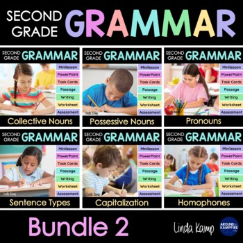 Preview of 2nd Grade Daily Grammar Activities Bundle 2