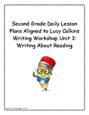 2nd Grade Daily Lesson Plans - Lucy Calkins Writing Worksh