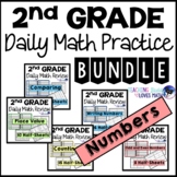 2nd Grade Daily Math Review Bundle Numbers