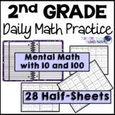 2nd Grade Daily Math Review Mental Math with 10 and 100