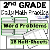 2nd Grade Daily Math Review Word Problems