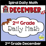 2nd Grade Daily Math Spiral Review DECEMBER Morning Work o