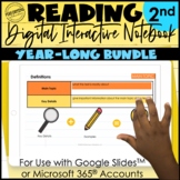 2nd Grade Digital Interactive Reading Notebooks | Year-Lon