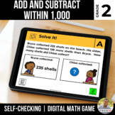 2nd Grade Digital Math Game | Add and Subtract within 1000