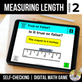 2nd Grade Digital Math Game | Measure Length | Distance Learning
