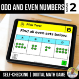 2nd Grade Digital Math Game | Odd and Even Numbers | Dista