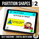 2nd Grade Digital Math Game | Partition Shapes | Distance 