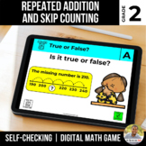 2nd Grade Digital Math Game | Repeated Addition | Skip Counting