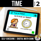 2nd Grade Digital Math Game | Time | Distance Learning
