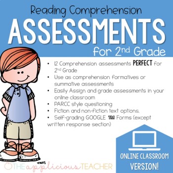 Preview of 2nd Grade Digital Reading Assessments
