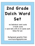 2nd Grade Dolch Sight Word Card Set