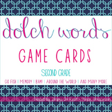 2nd Grade Dolch Sight Word Game Cards