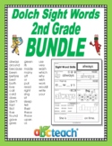 2nd Grade Dolch/Sight Word Skills Bundle (47 pages)