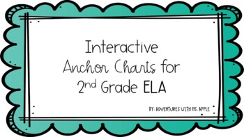 Preview of 2nd Grade ELA Interactive Anchor Charts