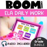 2nd Grade Morning Work ELA Boom Cards Bundle Digital Daily