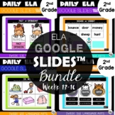 2nd Grade ELA Morning Work Google Slides™ Bundle {weeks 13