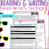 2nd Grade ELA Reading Comprehension, Vocab, and Writing Su