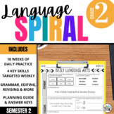 2nd Grade ELA Spiral Review: Grammar Review & Language Art
