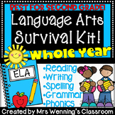2nd Grade ELA Survival Kit! Whole Year of Second Grade Lan