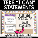 2019 Second Grade ELA TEKS "I Can" Statements