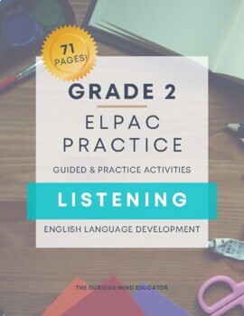 Preview of 2nd Grade: ELPAC Practice Resource - LISTENING