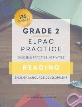 Preview of 2nd Grade: ELPAC Practice Resource - READING