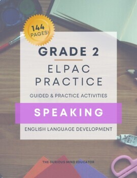 Preview of 2nd Grade: ELPAC Practice Resource - SPEAKING