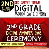 2nd Grade EOY Digital Awards PowerPoint | Red Carpet Theme