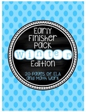 2nd Grade Early Finisher Activity Book: Winter Edition