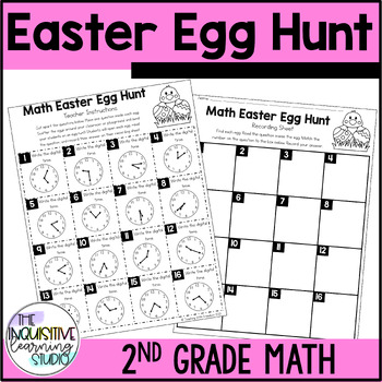 Preview of Easter Egg Hunt 2nd Grade | 2nd Grade Easter Activities