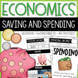 2nd Grade Economics Lessons Spending & Saving Money Activi