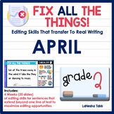 2nd Grade Editing Practice April