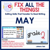 2nd Grade Editing Practice May