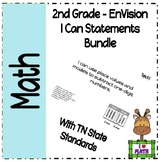 2nd Grade EnVision Math - I Can Statements with TN Standards
