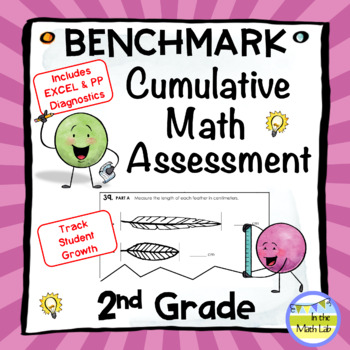 Preview of 2nd Grade End of Year Math Assessment ALL STANDARDS