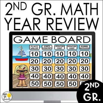 Free Math Review Games for the End of the Year - 2nd Grade, 3rd Grade and  4th Grade - Teaching with Nesli