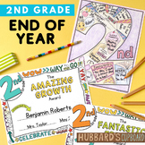 2nd Grade End of Year Memory Book & 2nd Grade End of Year 