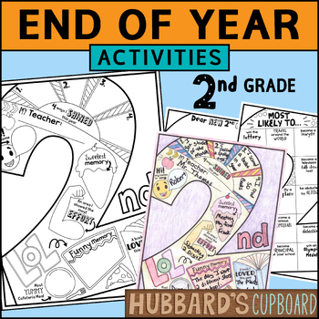 Preview of 2nd Grade End of Year Memory Book  End of Year Activities - Last Days of School