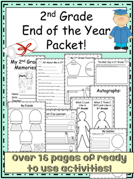 Preview of 2nd Grade End of the Year Packet