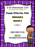 2nd Grade Engage NY/Eureka Math Center Module 2 Lesson 2 (2.MD.1)
