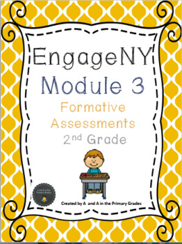 Preview of 2nd Grade Engage NY Math Module 3 Formative Assessments