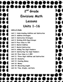 2nd Grade 2012 Envisions Daily Math Lesson Plans for Topic