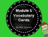 Vocabulary Cards 2nd Grade Module 1 (Compatible with Eureka math)