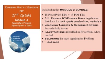 Preview of 2nd Grade Eureka Math/Engage NY Application Problems: Mod. 3 (Distance Learning)